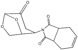 2-(4-oxo-6,8-dioxabicyclo[3.2.1]oct-2-yl)-3a,4,7,7a-tetrahydro-1H-isoindole-1,3(2H)-dione Struktur