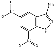 3-amino-5,7-bisnitro-1H-indazole 结构式