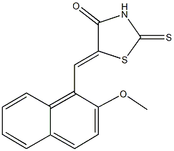 320367-61-1 5-[(2-methoxy-1-naphthyl)methylene]-2-thioxo-1,3-thiazolidin-4-one