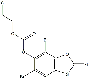 320368-38-5 2-chloroethyl 5,7-dibromo-2-oxo-1,3-benzoxathiol-6-yl carbonate