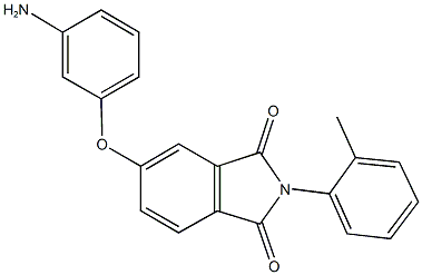 5-(3-aminophenoxy)-2-(2-methylphenyl)-1H-isoindole-1,3(2H)-dione 化学構造式
