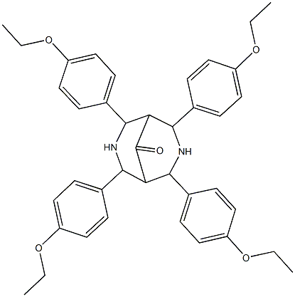 320784-58-5 2,4,6,8-tetrakis(4-ethoxyphenyl)-3,7-diazabicyclo[3.3.1]nonan-9-one