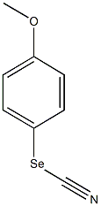 4-methoxyphenyl selenocyanate 化学構造式