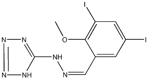 321530-84-1 3,5-diiodo-2-methoxybenzaldehyde 1H-tetraazol-5-ylhydrazone