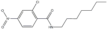 2-chloro-N-heptyl-4-nitrobenzamide Structure