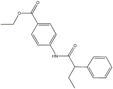 ethyl 4-[(2-phenylbutanoyl)amino]benzoate,321533-35-1,结构式