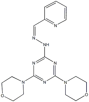 321557-23-7 2-pyridinecarbaldehyde [4,6-di(4-morpholinyl)-1,3,5-triazin-2-yl]hydrazone