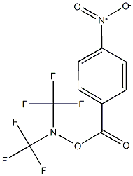 1-({[bis(trifluoromethyl)amino]oxy}carbonyl)-4-nitrobenzene|