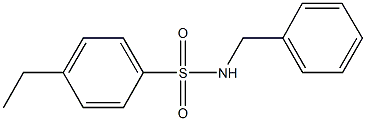 N-benzyl-4-ethylbenzenesulfonamide Structure