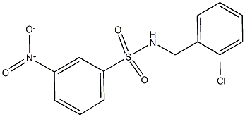 N-(2-chlorobenzyl)-3-nitrobenzenesulfonamide Structure