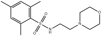 2,4,6-trimethyl-N-(2-morpholin-4-ylethyl)benzenesulfonamide Structure