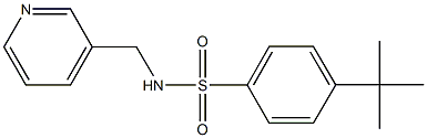 4-tert-butyl-N-(3-pyridinylmethyl)benzenesulfonamide,321715-15-5,结构式