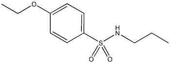 4-乙氧基-N-丙基苯-1-磺酰胺,32176-28-6,结构式