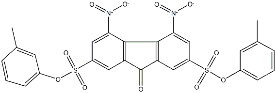 321944-61-0 bis(3-methylphenyl) 4,5-bisnitro-9-oxo-9H-fluorene-2,7-disulfonate