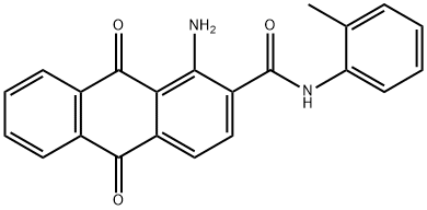 1-amino-N-(2-methylphenyl)-9,10-dioxo-9,10-dihydroanthracene-2-carboxamide Structure