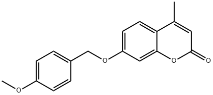 7-[(4-methoxybenzyl)oxy]-4-methyl-2H-chromen-2-one Structure