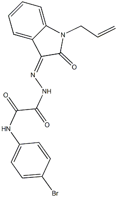 322411-84-7 2-[2-(1-allyl-2-oxo-1,2-dihydro-3H-indol-3-ylidene)hydrazino]-N-(4-bromophenyl)-2-oxoacetamide