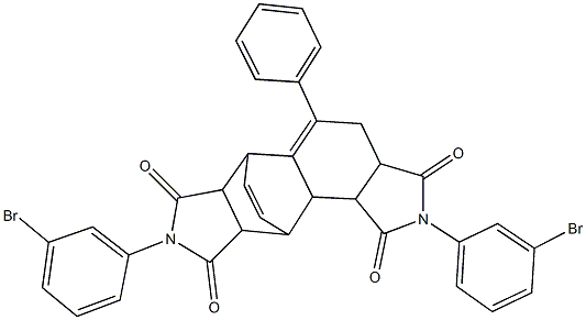 322689-06-5 5,14-bis(3-bromophenyl)-9-phenyl-5,14-diazapentacyclo[9.5.2.0~2,10~.0~3,7~.0~12,16~]octadeca-9,17-diene-4,6,13,15-tetrone