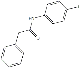 N-(4-iodophenyl)-2-phenylacetamide Structure