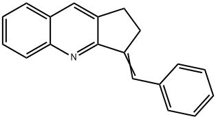 3-benzylidene-2,3-dihydro-1H-cyclopenta[b]quinoline Structure