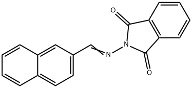 2-[(2-naphthylmethylene)amino]-1H-isoindole-1,3(2H)-dione Structure
