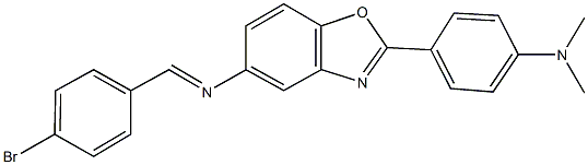 N-(4-bromobenzylidene)-N-{2-[4-(dimethylamino)phenyl]-1,3-benzoxazol-5-yl}amine|