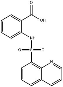 2-[(8-quinolinylsulfonyl)amino]benzoic acid|