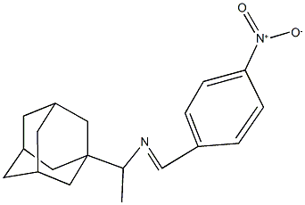 1-(1-adamantyl)-N-(4-nitrobenzylidene)ethanamine Structure