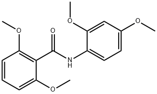 N-(2,4-dimethoxyphenyl)-2,6-dimethoxybenzamide Structure