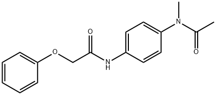 N-{4-[acetyl(methyl)amino]phenyl}-2-phenoxyacetamide Structure