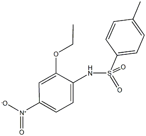 N-{2-ethoxy-4-nitrophenyl}-4-methylbenzenesulfonamide 结构式