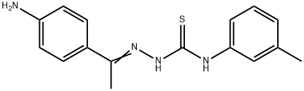 1-(4-aminophenyl)ethanone N-(3-methylphenyl)thiosemicarbazone,324055-06-3,结构式