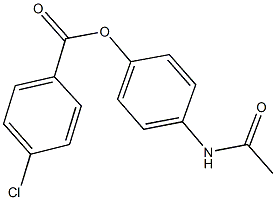 4-(acetylamino)phenyl 4-chlorobenzoate,324065-83-0,结构式