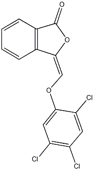 3-[(2,4,5-trichlorophenoxy)methylene]-2-benzofuran-1(3H)-one 结构式