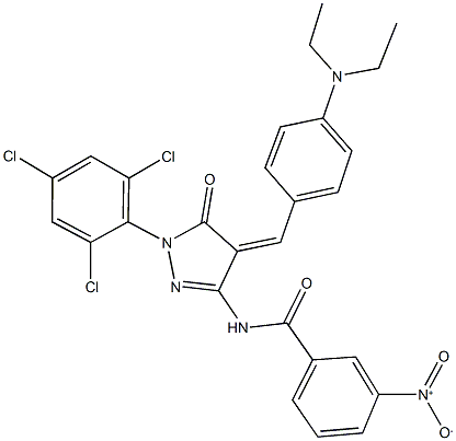 324532-74-3 N-[4-[4-(diethylamino)benzylidene]-5-oxo-1-(2,4,6-trichlorophenyl)-4,5-dihydro-1H-pyrazol-3-yl]-3-nitrobenzamide