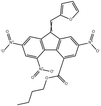 butyl 9-(2-furylmethylene)-2,5,7-trisnitro-9H-fluorene-4-carboxylate|