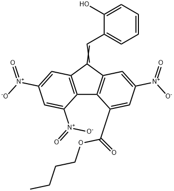 butyl 9-(2-hydroxybenzylidene)-2,5,7-trisnitro-9H-fluorene-4-carboxylate|