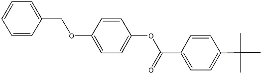 4-(benzyloxy)phenyl 4-tert-butylbenzoate Struktur
