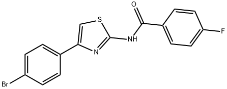 N-[4-(4-bromophenyl)-1,3-thiazol-2-yl]-4-fluorobenzamide|