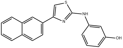 3-{[4-(2-naphthyl)-1,3-thiazol-2-yl]amino}phenol Structure