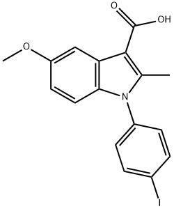 1-(4-iodophenyl)-5-methoxy-2-methyl-1H-indole-3-carboxylic acid Structure