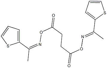 1-(2-thienyl)ethanone O-[4-oxo-4-({[1-(2-thienyl)ethylidene]amino}oxy)butanoyl]oxime,325763-02-8,结构式