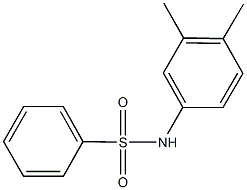 N-(3,4-dimethylphenyl)benzenesulfonamide Structure