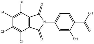 2-hydroxy-4-(4,5,6,7-tetrachloro-1,3-dioxo-1,3-dihydro-2H-isoindol-2-yl)benzoic acid|