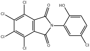 4,5,6,7-tetrachloro-2-(5-chloro-2-hydroxyphenyl)-1H-isoindole-1,3(2H)-dione Structure