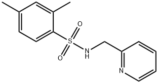 2,4-dimethyl-N-(2-pyridinylmethyl)benzenesulfonamide Structure