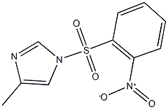 1-({2-nitrophenyl}sulfonyl)-4-methyl-1H-imidazole,325812-46-2,结构式