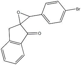 2-(4-bromophenyl)spiro[oxirane3,2'-{1'-indanone}]|