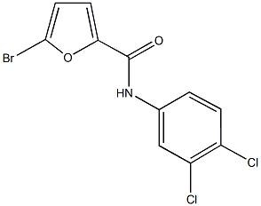 5-bromo-N-(3,4-dichlorophenyl)-2-furamide,325980-93-6,结构式