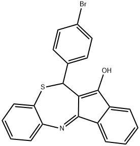 6-(4-bromophenyl)-6H-indeno[2,1-c][1,5]benzothiazepin-7-ol|